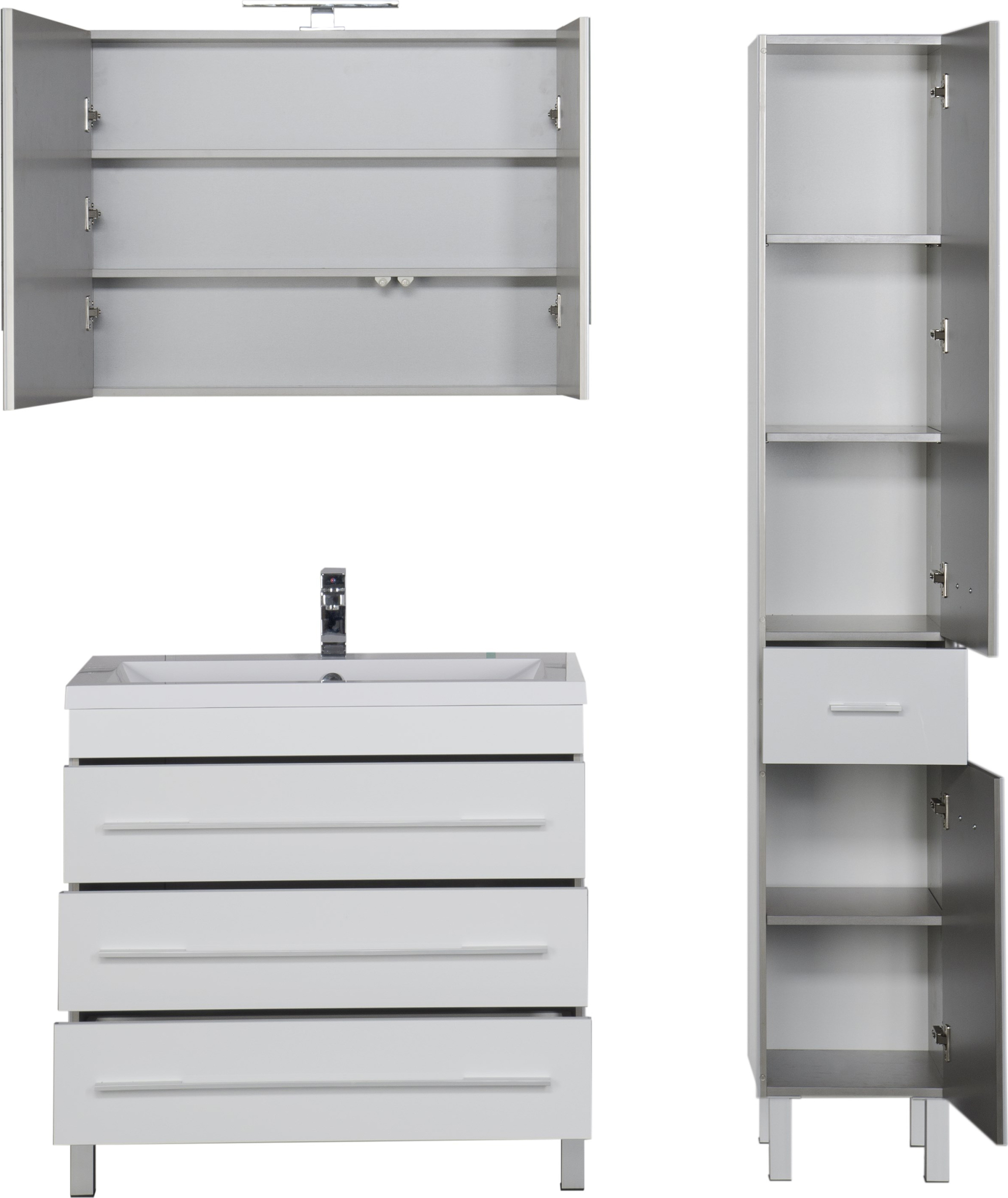 Мебель для ванной Aquanet Верона 90 белая 178470 - 19