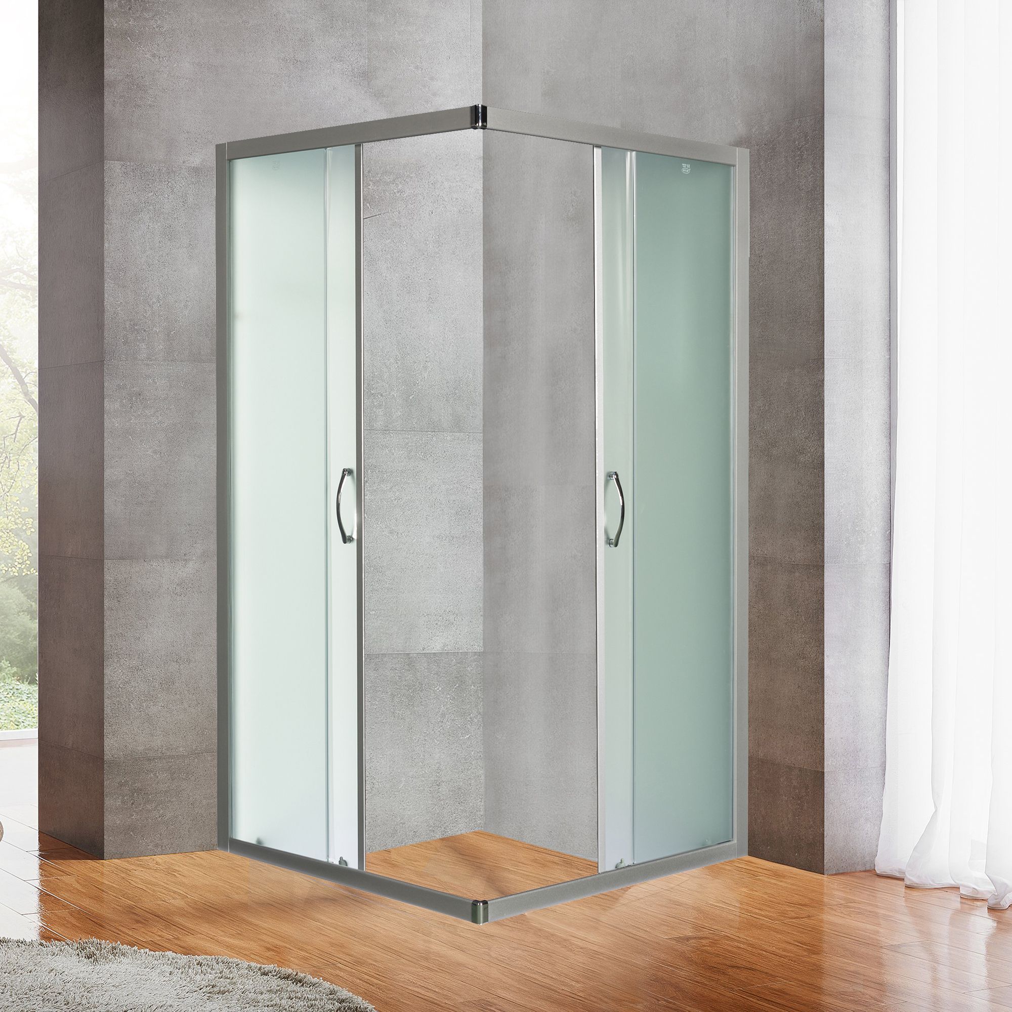 Душевое ограждение без поддона River MORAVA XL 90/24 MT  10000003391 - 0