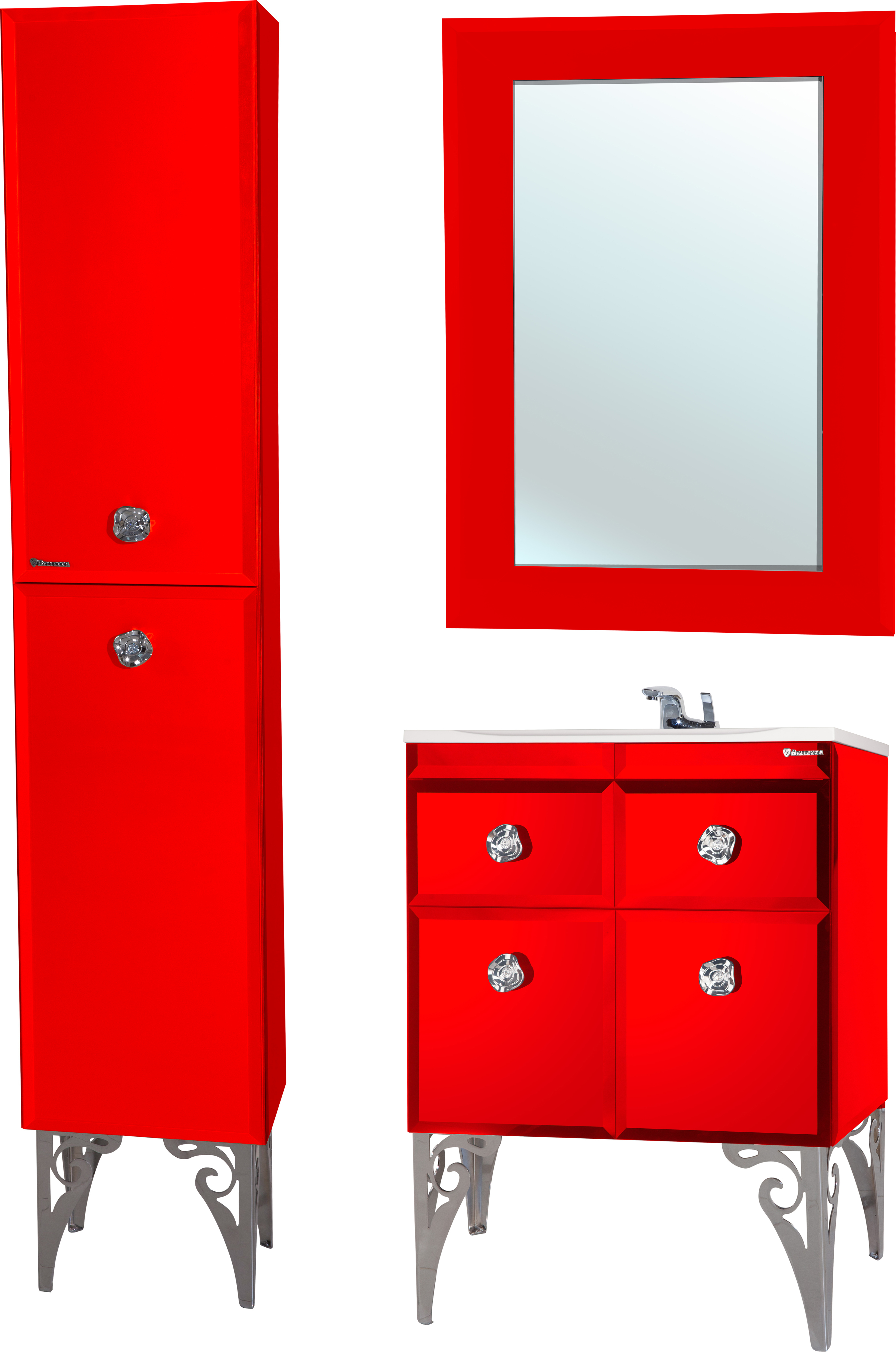 Тумба для комплекта Bellezza Луссо 65 красная 4630110110038 - 1