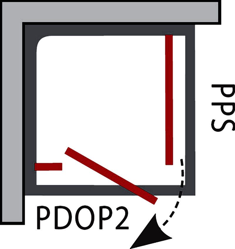 Душевая перегородка Ravak PPS-100 Transparent, профиль белый 90GA0100Z1 - 5