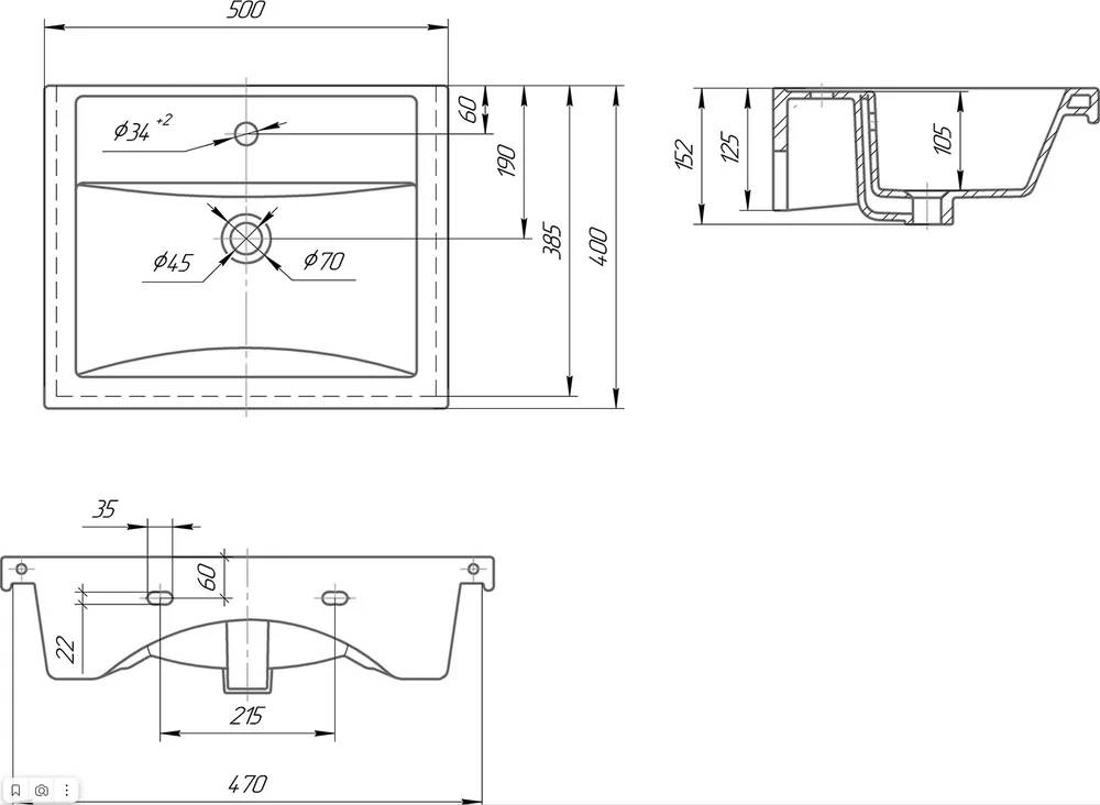 Комплект мебели Санта Родос 50 белый - 7