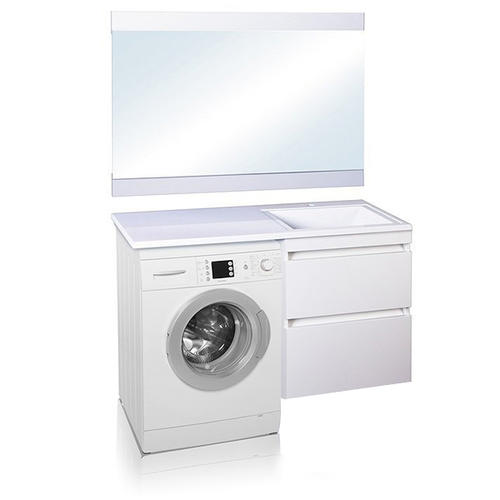 Тумба под раковину Style Line Даллас 115 Люкс Plus, белый  СС-00000651 - 6