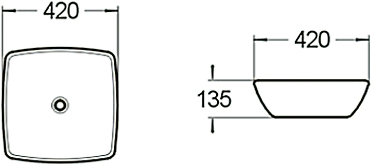 Рукомойник SantiLine SL-1044 - 1