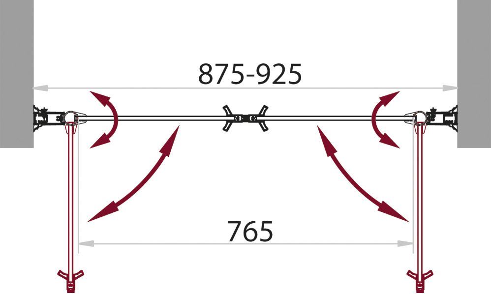 Душевая дверь в нишу BelBagno Sela B 2 90 C Cr SELA-B-2-90-C-Cr - 2