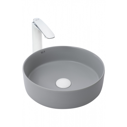 Раковина накладная Weltwasser WW ELBACH 3134 MFG 35.5 светло - серый матовый  10000004513 - 0