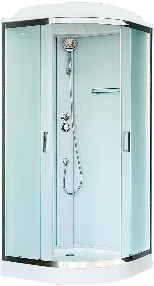 Душевая кабина Royal Bath 90х90 хром стекло матовое RB90HK5-WC-CH - 0