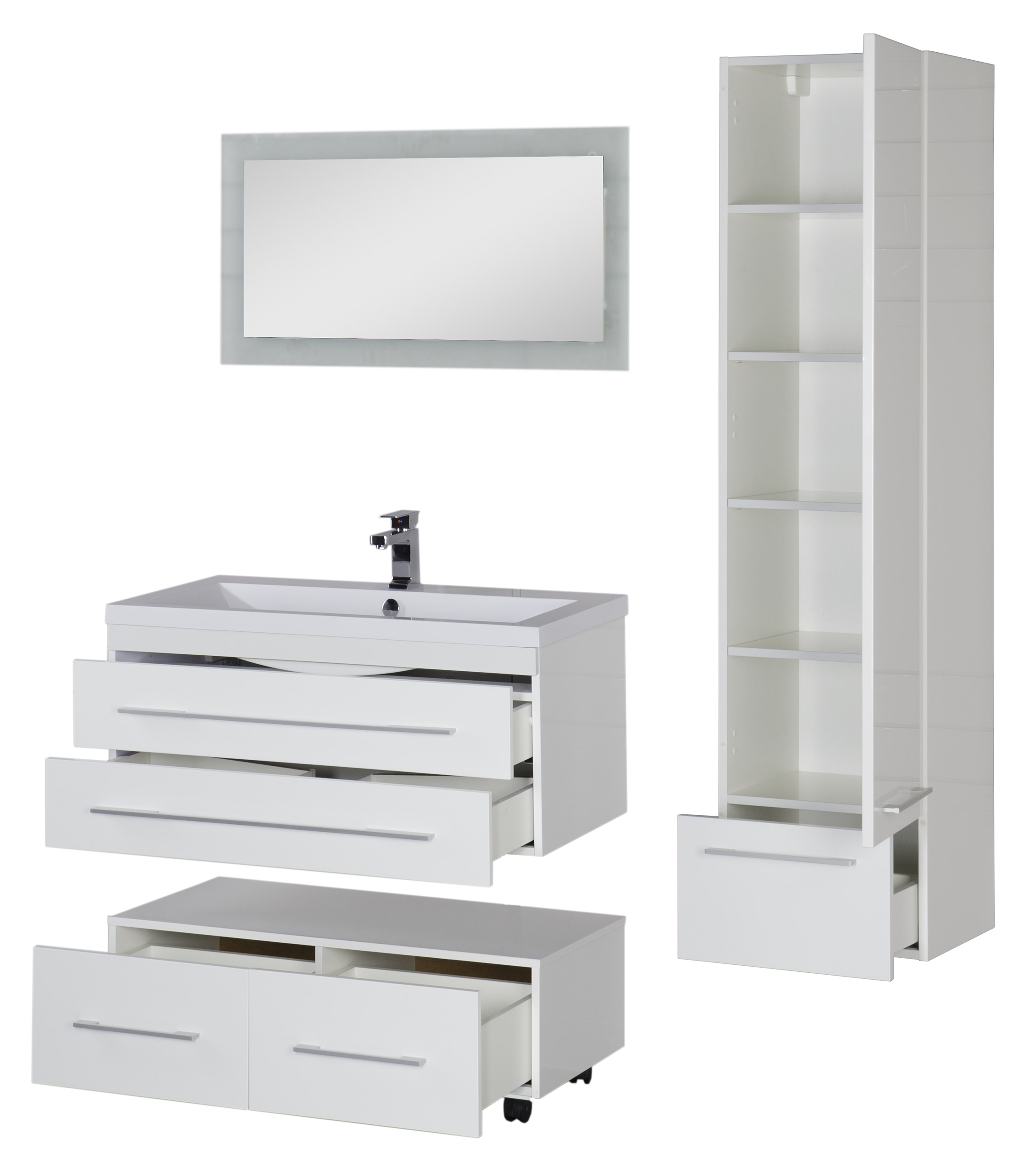 Мебель для ванной Aquanet Нота 90 белая 171492 - 25