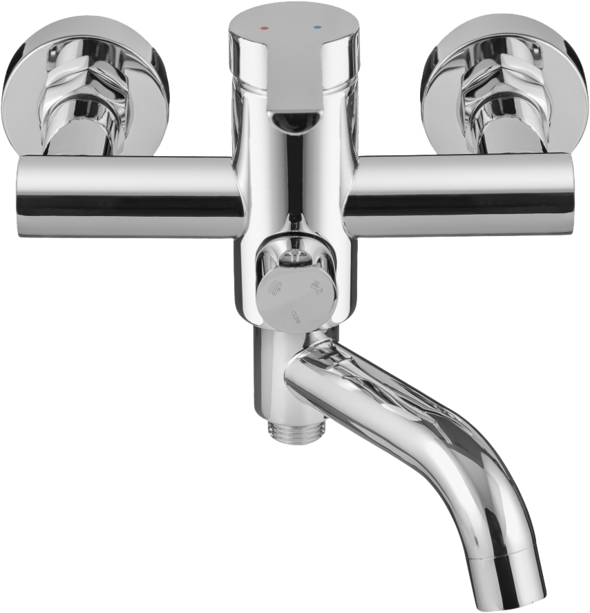 Смеситель для ванны с душем Swedbe Diana хром  1035B - 2