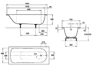 Стальная ванна Kaldewei Eurowa 119621020001 Form Plus с отверстием для ручек мод. 310 150x70x39 - 6