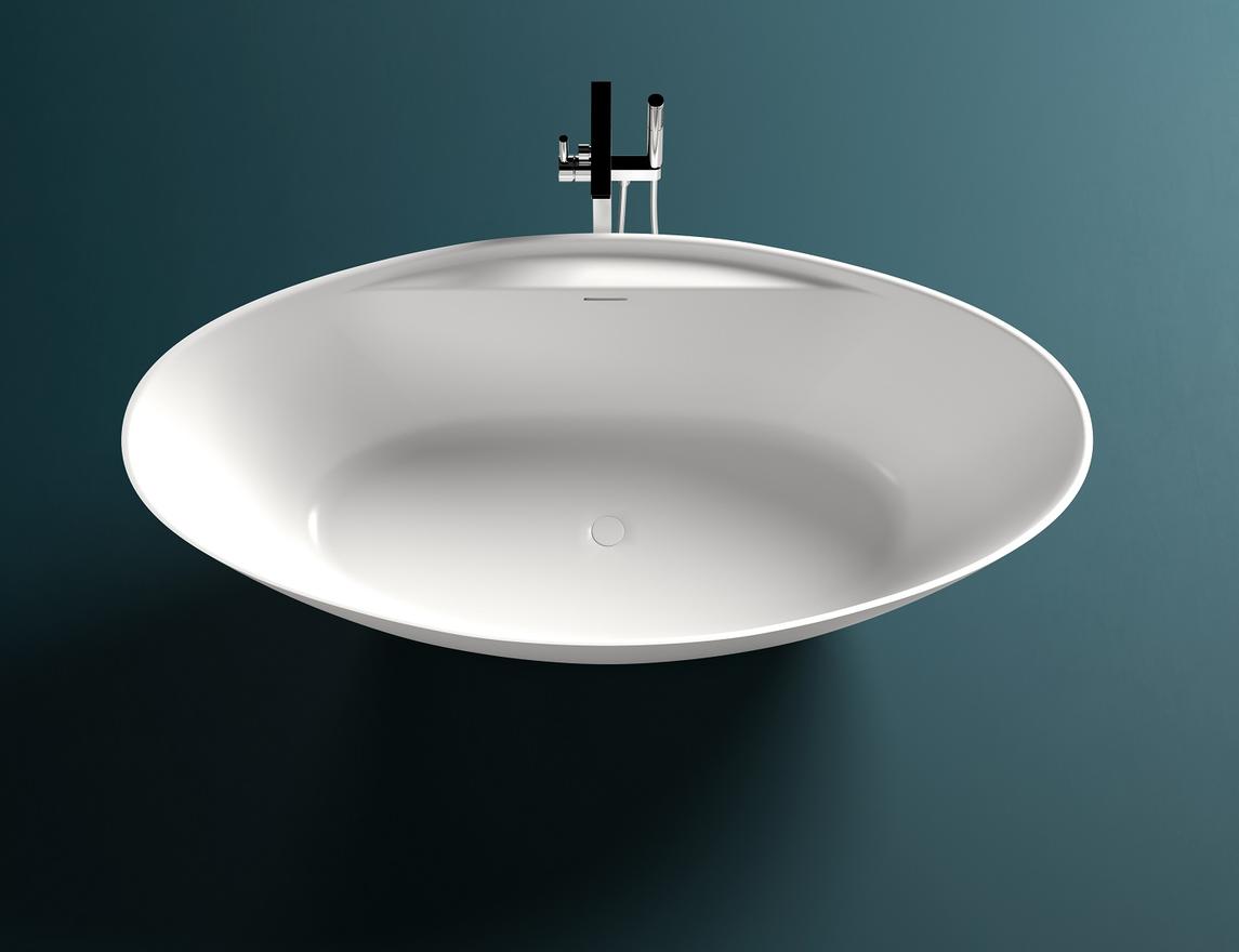 Ванна из искусственного камня Salini Diva 178x85 102221M S-Stone, матовый - 2