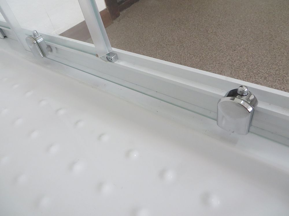 Душевой уголок Royal Bath HP 80х80 с поддоном профиль белый стекло прозрачное RB80HP-T - 4