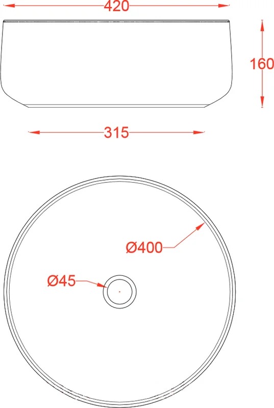 Накладная раковина ArtCeram Cognac COL001 01 00 белый - 3
