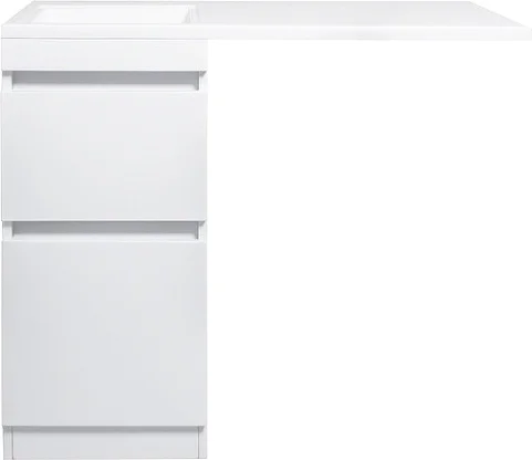 Тумба под раковину Style Line Даллас 100 Люкс Plus, белый  СС-00002346 - 0