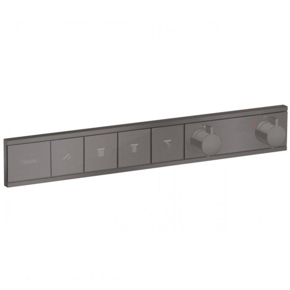 Смеситель для душа Hansgrohe RainSelect с термостатом шлифованный черный хром 15382340 - 0