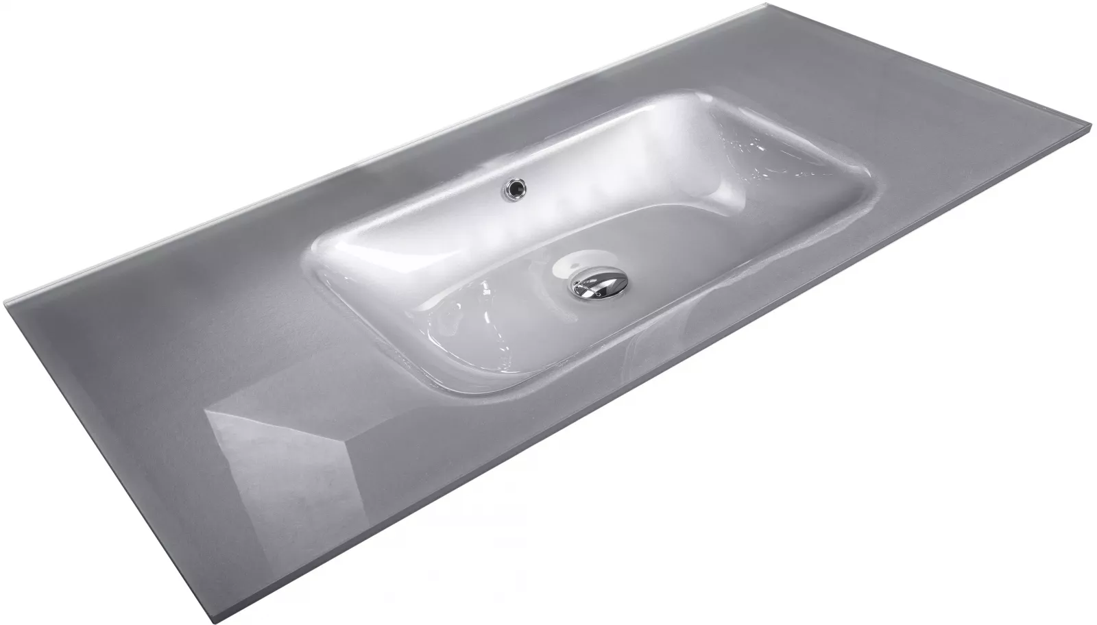Раковина-столешница Armadi Art NeoArt 110 серебро 852-110-SL - 0