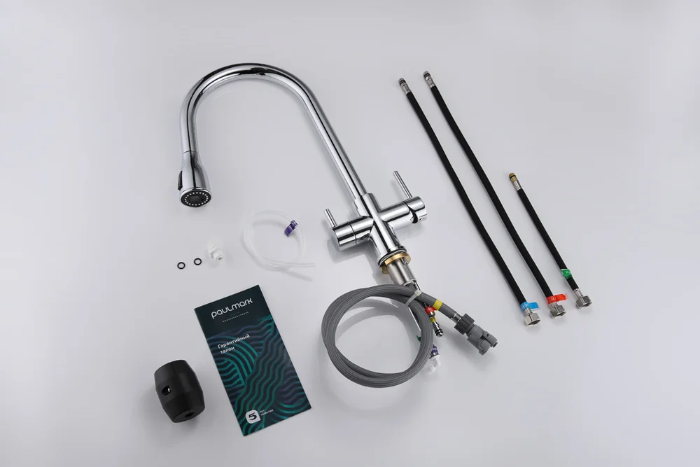 Смеситель для кухни Paulmark Lange хром La214212-CR - 8