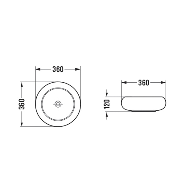 COMFORTY. Раковина COMFORTY 113MH светло серая матовая 00-00012226 - 9