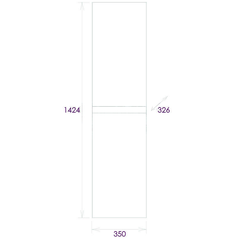 Комплект мебели Onika Алеста 80 белый/камень светлый (108054) - 8