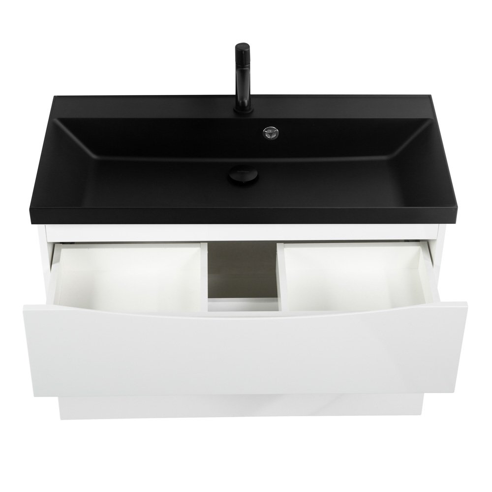 Тумба с раковиной BelBagno Marino 90 белый - 5