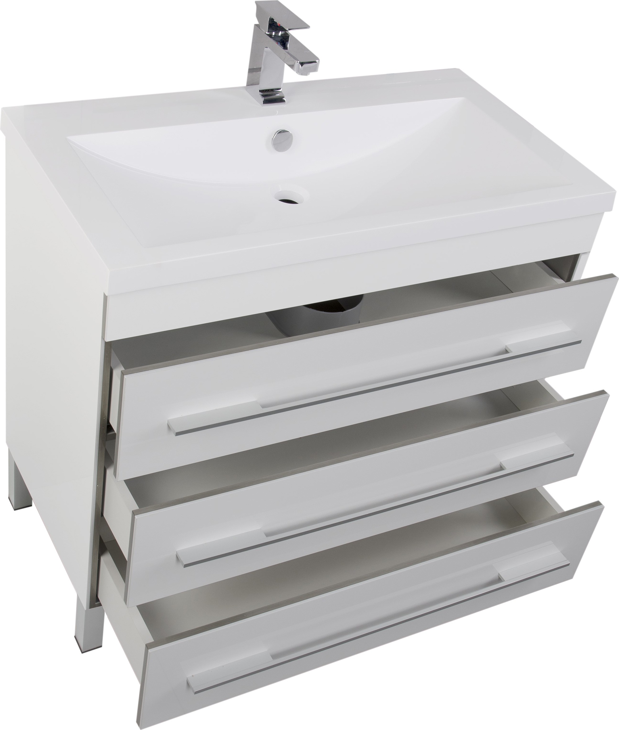 Мебель для ванной Aquanet Верона 90 белая 178470 - 7