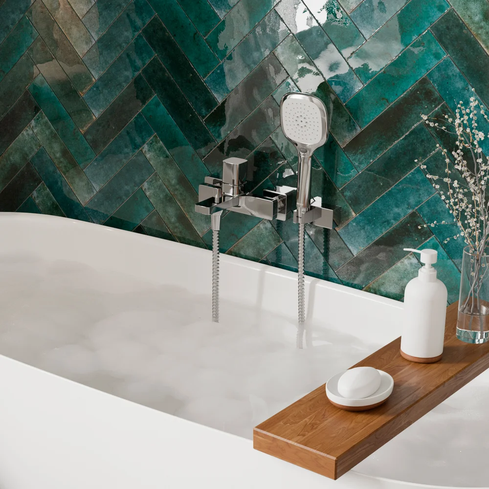 Смеситель для ванны с душем Wasserkraft Naab хром 8601 - 7