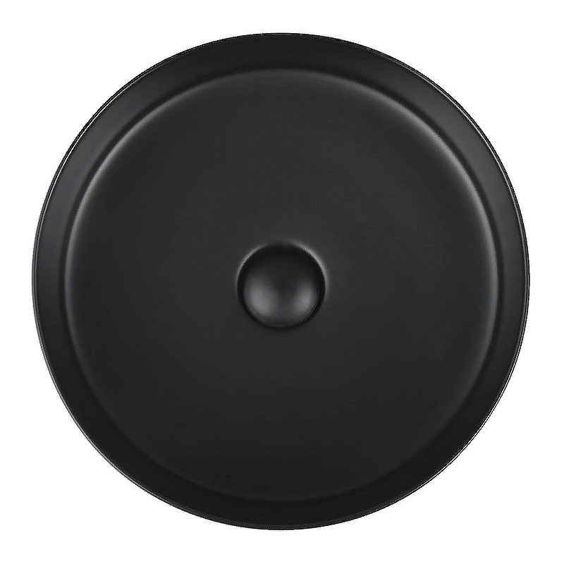 Накладная раковина Vincea 40 черная матовая VBS-216MB - 1