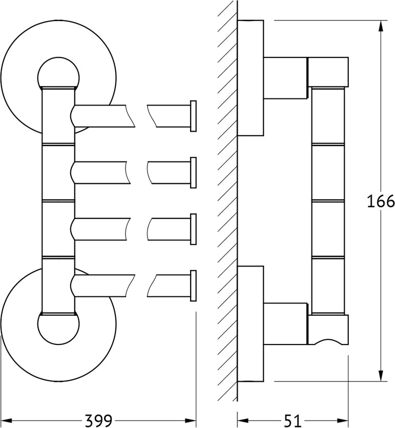 Полотенцедержатель Artwelle Harmonie  HAR 025 - 1