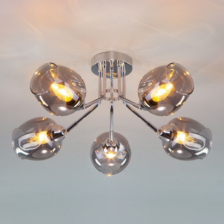 Потолочная люстра Eurosvet Marci 30164/5 хром - 1