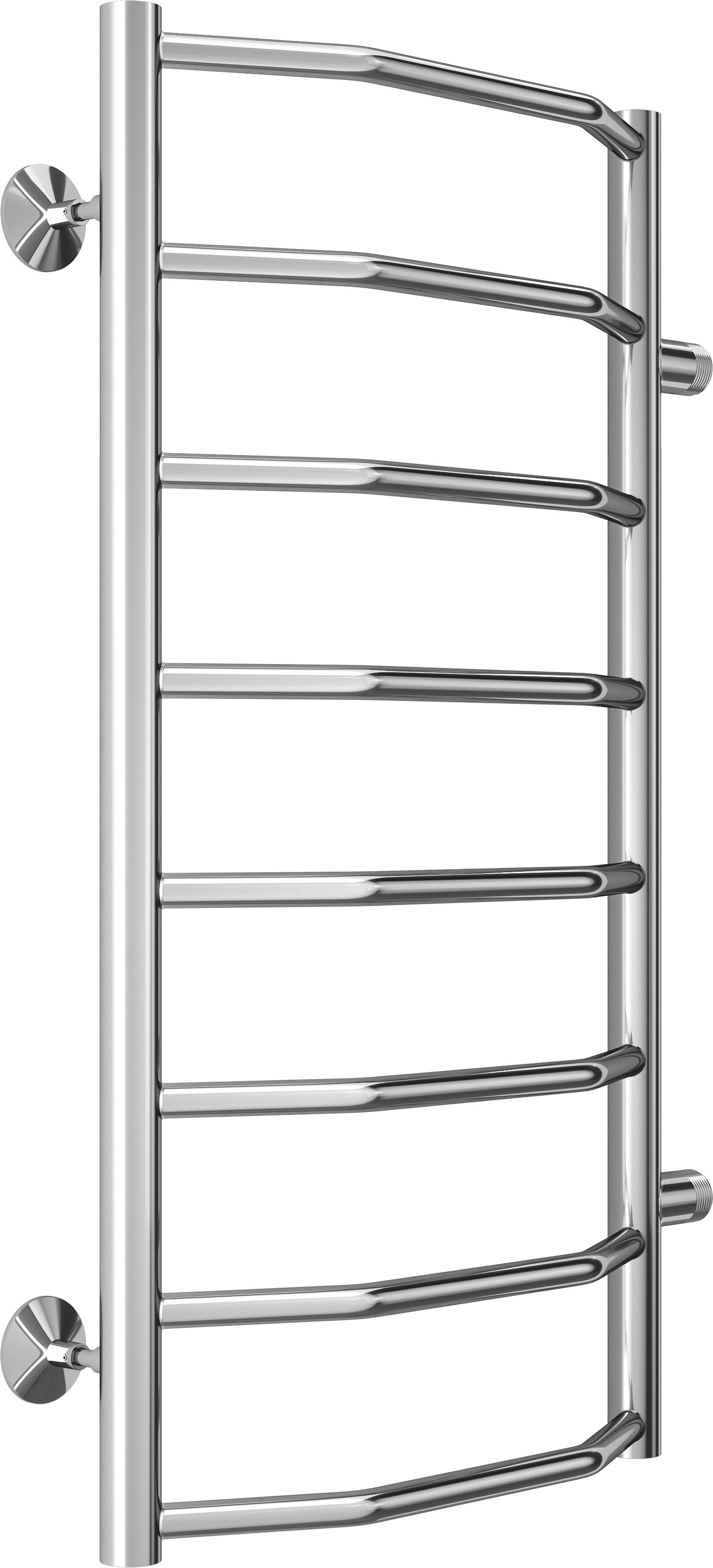 Водяной полотенцесушитель Terminus Виктория П8 400x800 Хром боковое подключение 4670078530097 - 1
