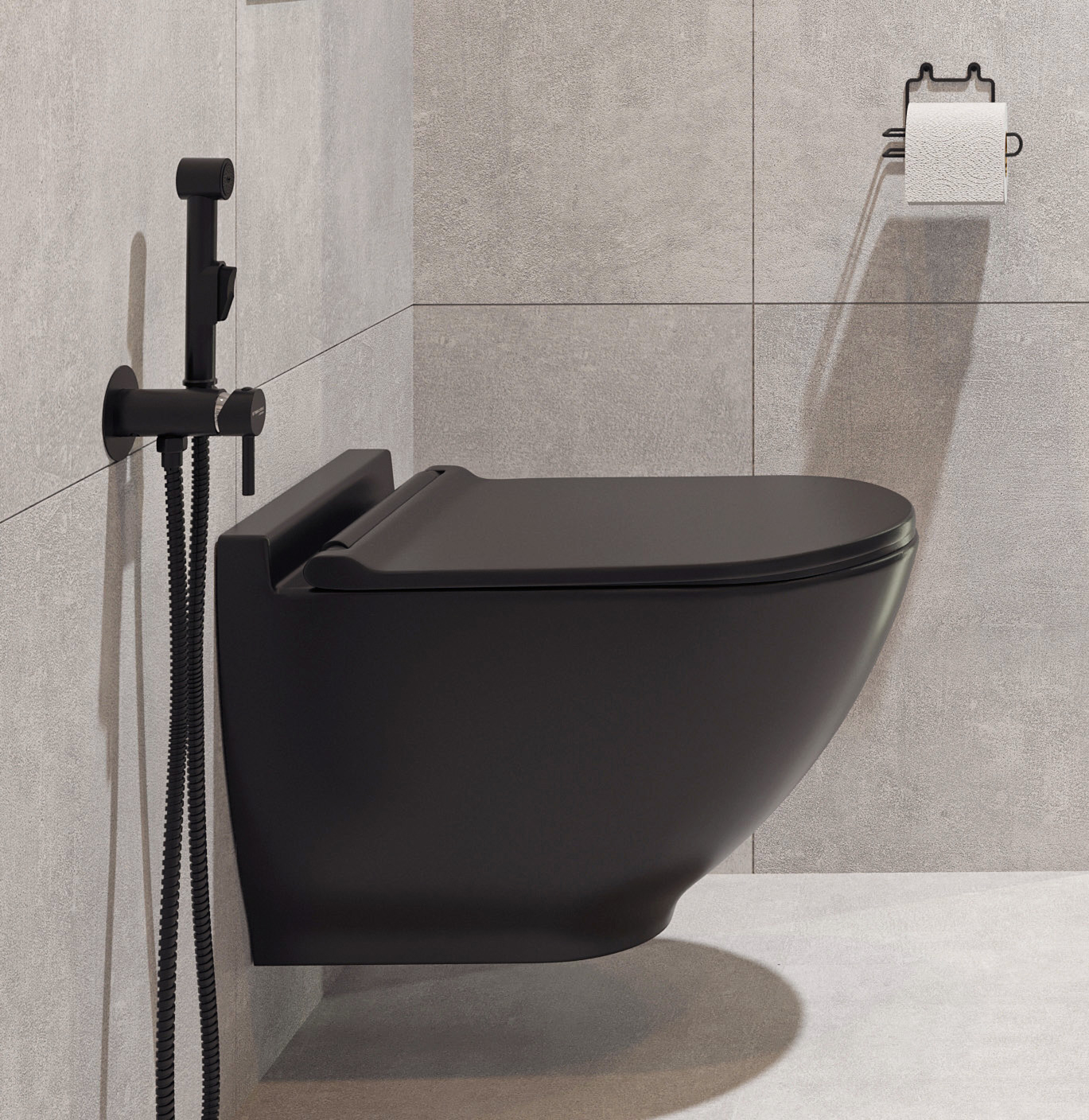 Комплект Унитаз подвесной STWORKI Rotenburg SWH52 безободковый +Инсталляция VitrA 800-2009 с белой кнопкой смыва 534857 - 4