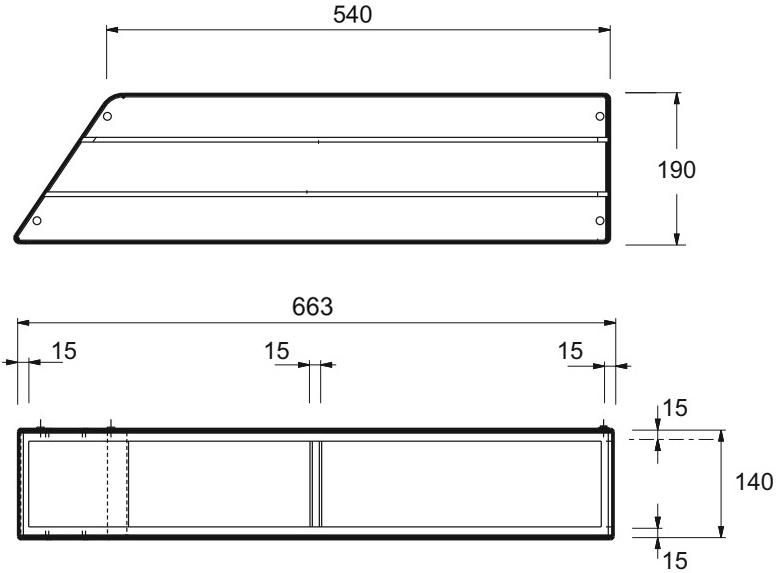 Акриловая ванна Jacob Delafon Bain-Douche Neo 160 L E6D000L-00 - 4