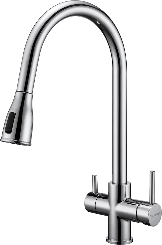 Смеситель для кухни Paulmark Lange хром La214212-CR - 0