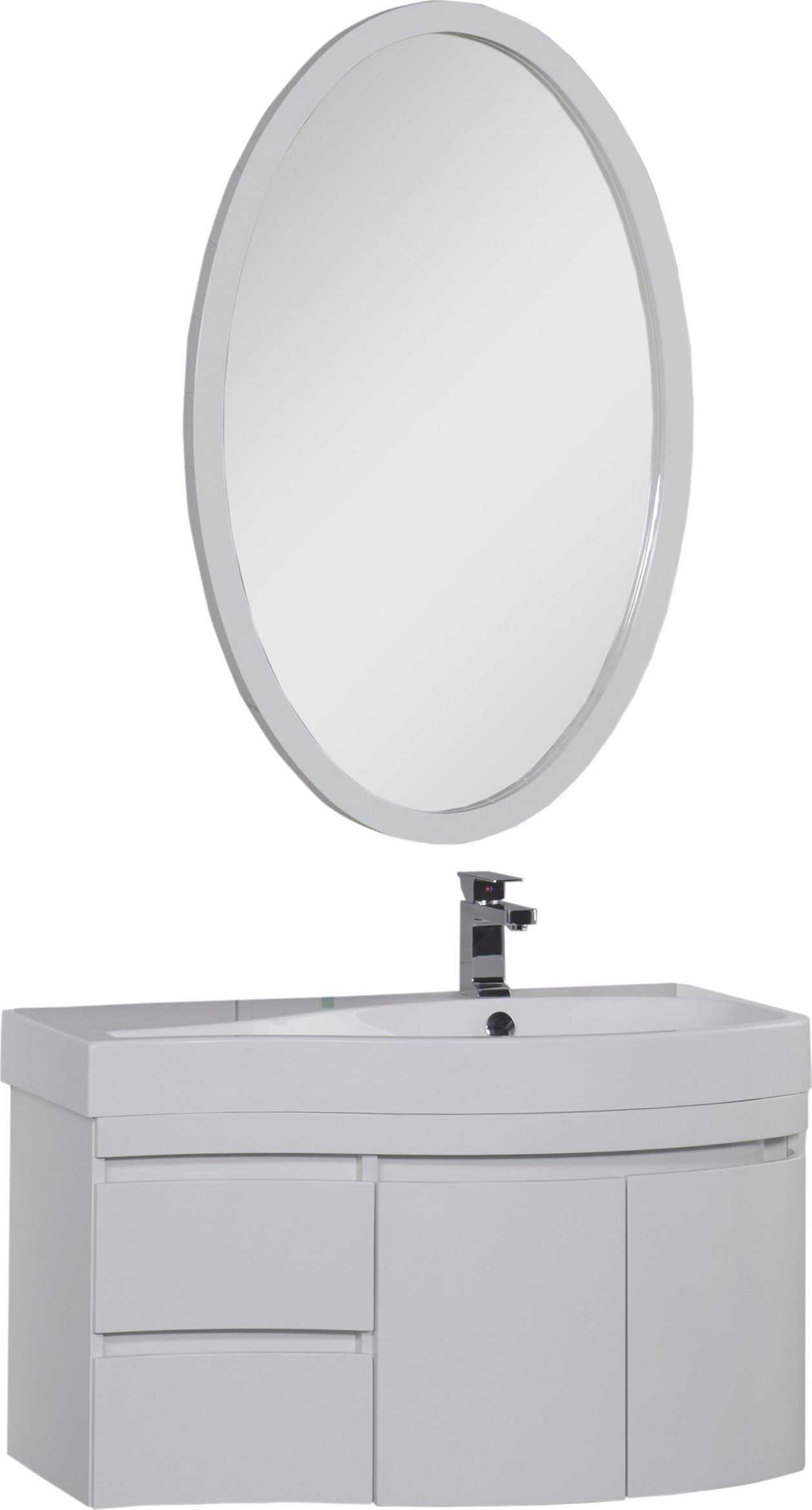 Мебель для ванной Aquanet Сопрано 95 белая R - 0