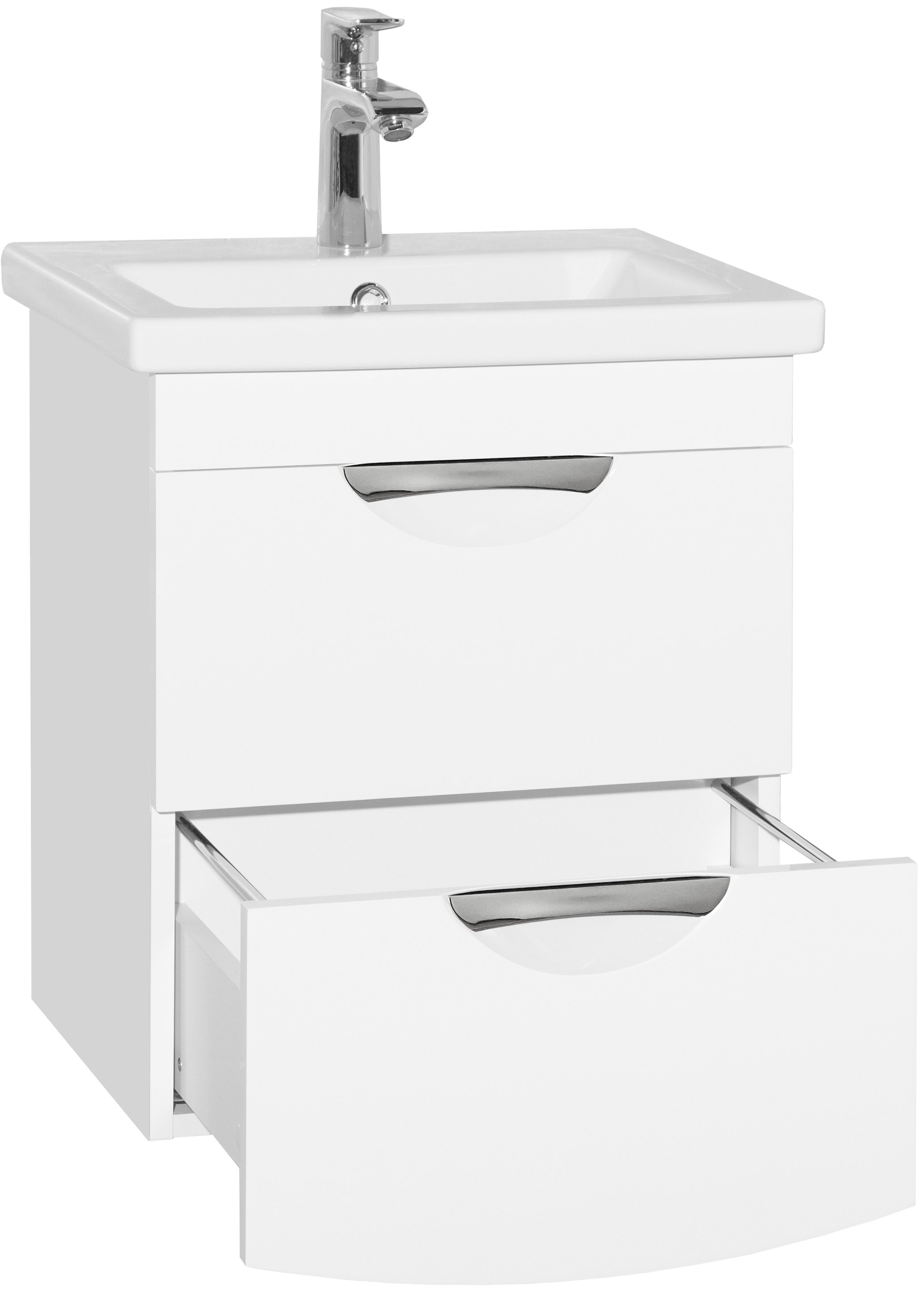 Тумба для комплекта Style Line Жасмин-2 50 Люкс Plus, белая ЛС-000010039 - 4