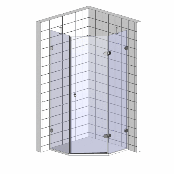 Душевой уголок Agger A03 090MCR/G 90х90, матовое стекло A03-090MCR/G - 1