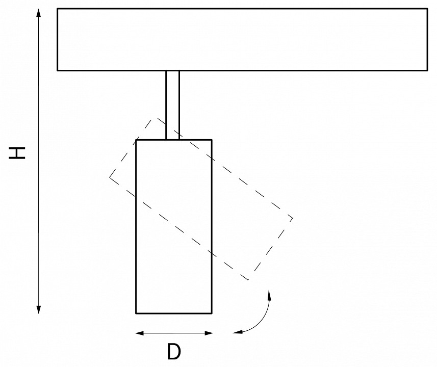 Светильник на штанге Lightstar Teta 205027 - 1