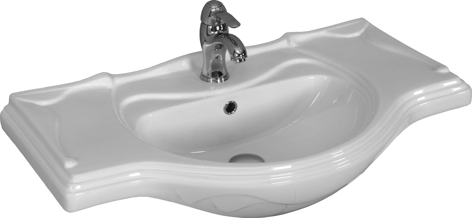 Тумба с раковиной Opadiris Тибет 85 с декоративной решеткой, нагал - 6