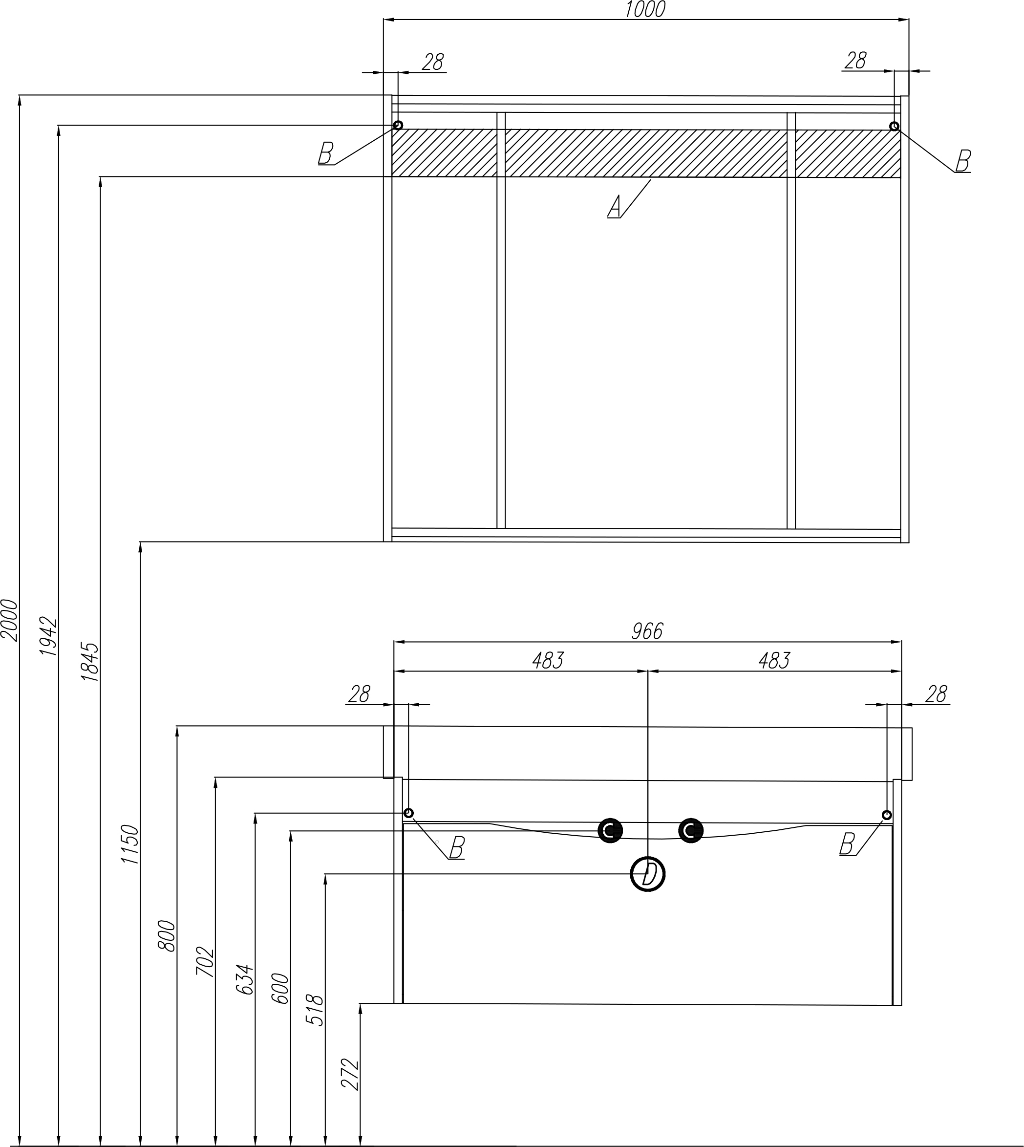 Зеркало-шкаф STWORKI Хельсинки 100 см, с подсветкой, навесной, большой,
белый, прямоугольный 1A243302HI010 - 6