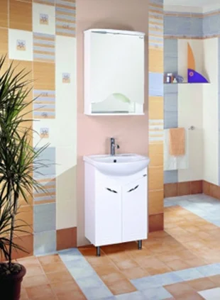 Зеркало-шкаф Onika Лидия 50 R с подсветкой, белый  205004 - 4