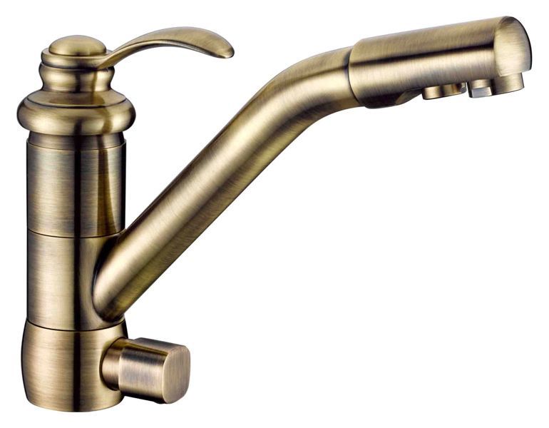 Смеситель Zorg Clean Water ZR 400 KF-47-BR для кухонной мойки - 0