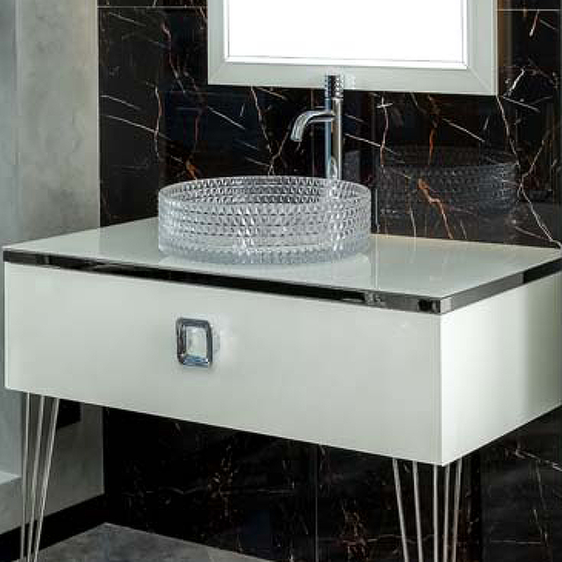 Столешница под раковину Armadi Art Lucido 100 белый 853-100-WH - 1