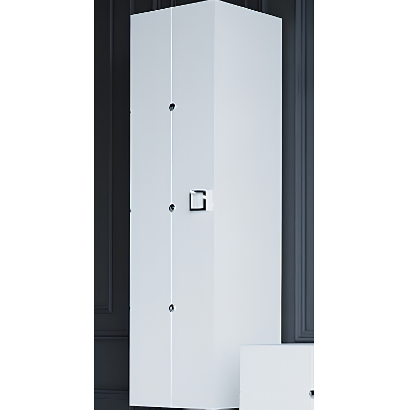 Шкаф пенал Armadi Art Vallessi Avantgarde Piazza 35 подвесной белый - хром 844-WCR - 0