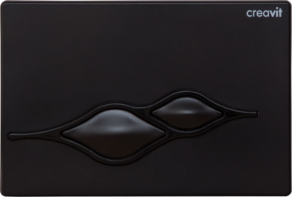 Кнопка смыва Creavit Ufo, черный матовый GP1002.01 - 0