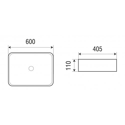 Раковина накладная Weltwasser WW ELBACH 2174 MP 60 матовый розовый  10000004510 - 1
