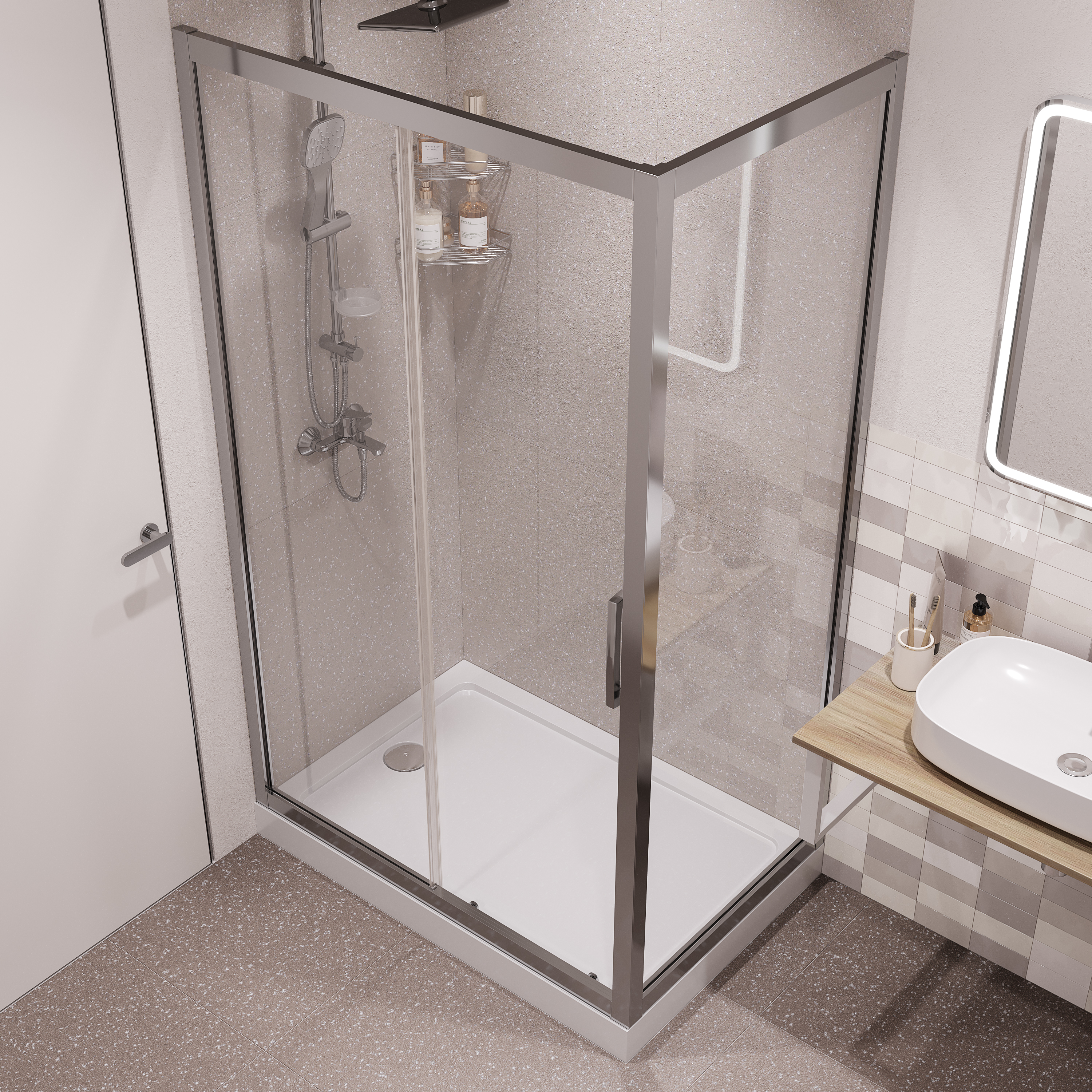 Поддон для душа STWORKI Эстерсунд 120x80, с сифоном 555167 - 2