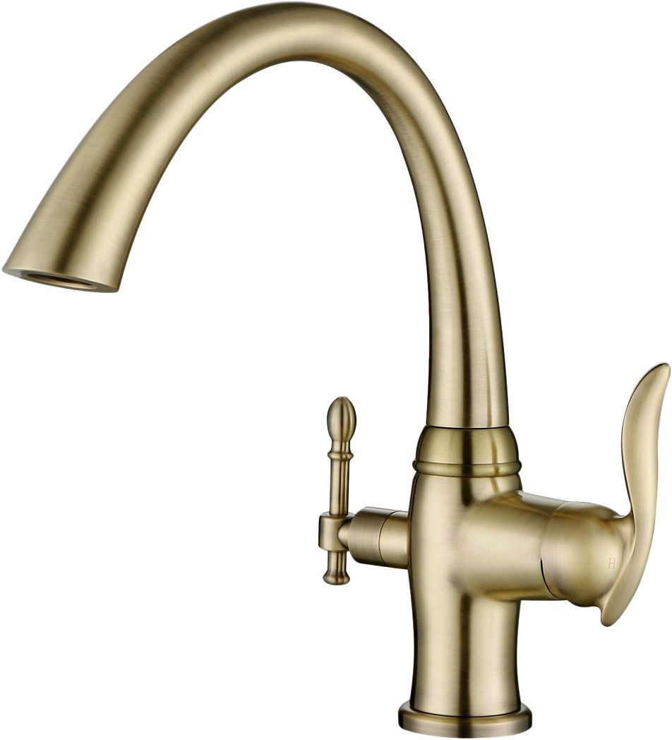 Смеситель Zorg Sanitary ZR 340 YF BR для кухонной мойки - 0