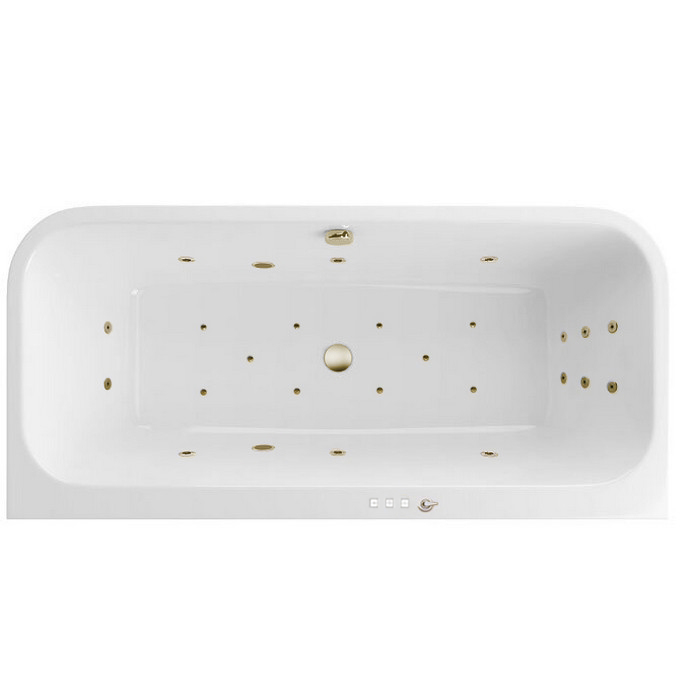 Ванна акриловая Excellent Arana Ultra 180х85 с гидромассажем белый - бронза WAEX.ARA18.ULTRA.BR - 0