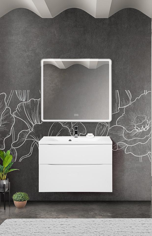 Тумба с раковиной BelBagno Marino 90 белый - 14