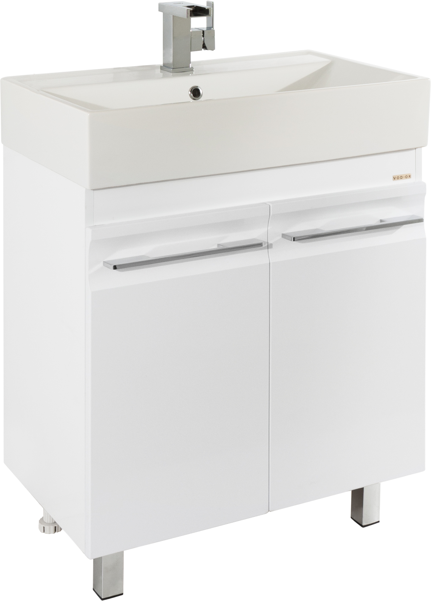 Тумба для комплекта Vod-Ok Мальта 70 белая 3812 - 0