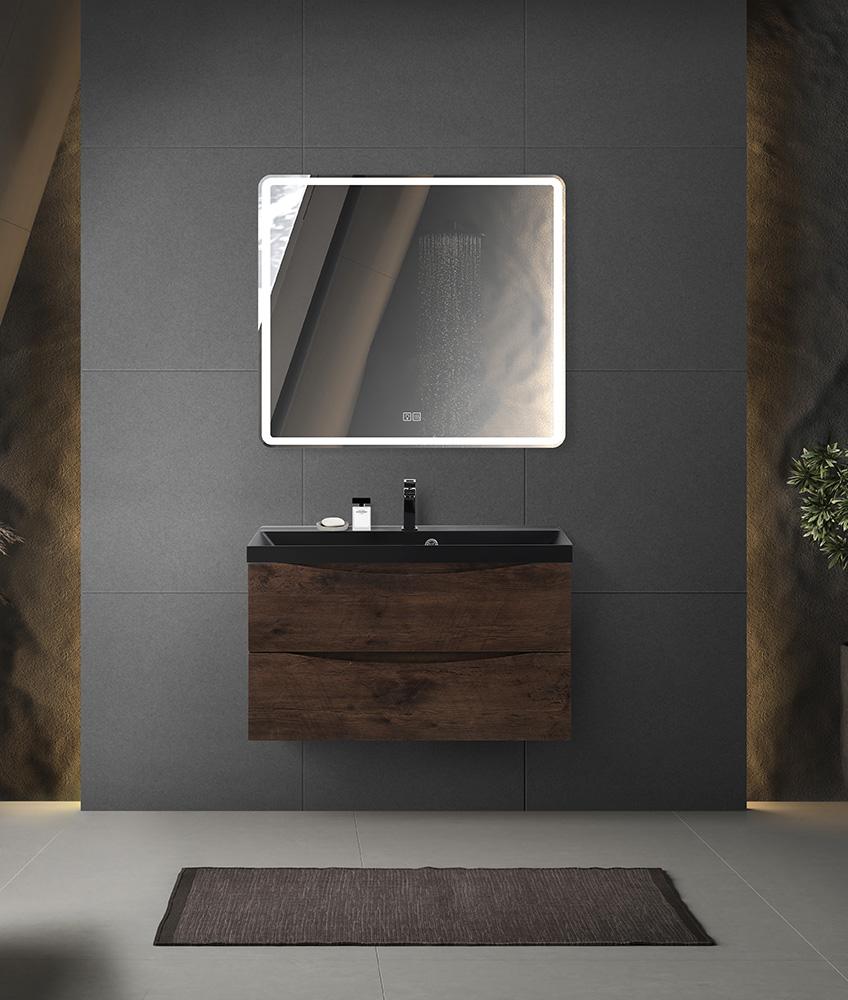 Комплект мебели Belbagno Marino 80 темное дерево  - 1